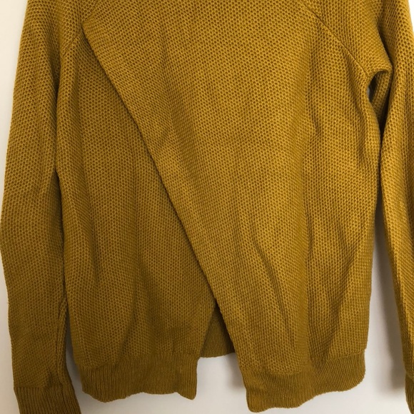 Madewell mustard cross back sweater - Picture 3 of 4